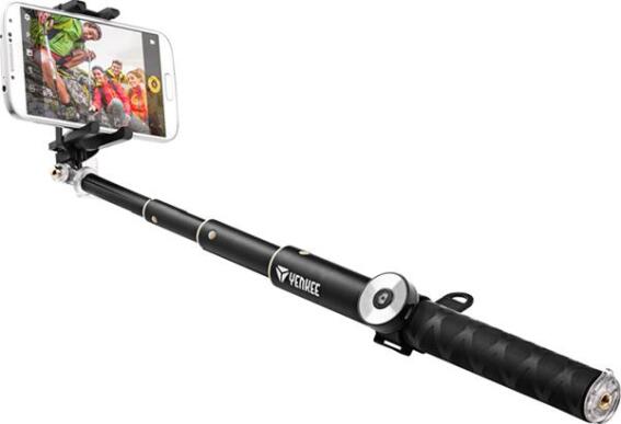 Yenkee Selfie Stick Bluetooth Mondo Μαύρο YSM 100SF