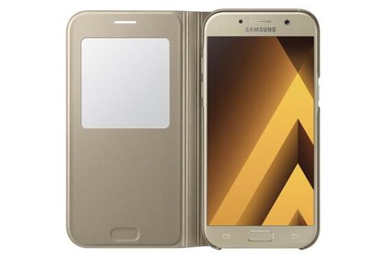 Samsung S View Standing Cover Galaxy A5 2017 Gold