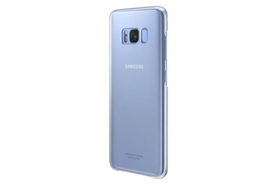 Samsung Clear Cover S8 Blue