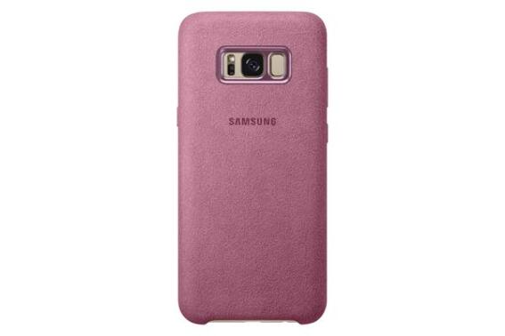 Samsung Alcantara Cover S8 Pink