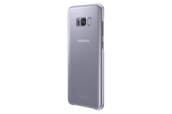 Samsung Clear Cover S8 Plus Violet