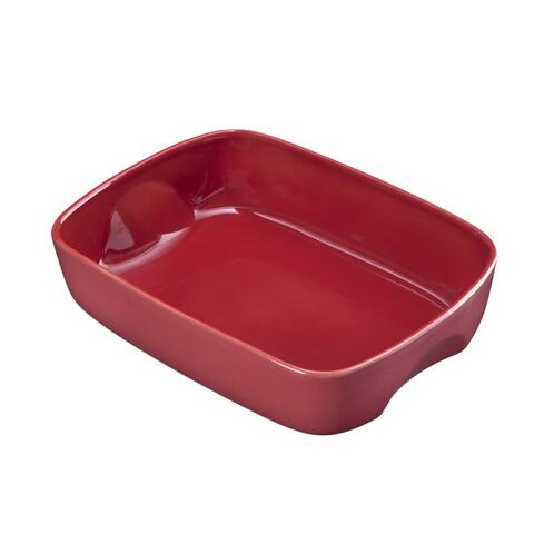 Pyrex Ταψί Κεραμικό Ορθογώνιο Curve Κόκκινο 33x23cm