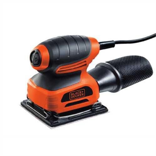 Black & Decker 220W παλμικό τριβείο 1/4 φύλλου, εξάρτημα για παραθυρόφυλλα KA400L-QS