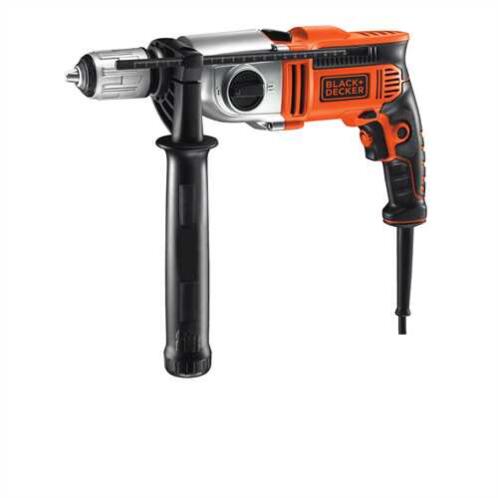 Black & Decker Δράπανο Κρουστικό 2 Ταχυτήτων σε Κασετίνα 1100W KR1102K-QS