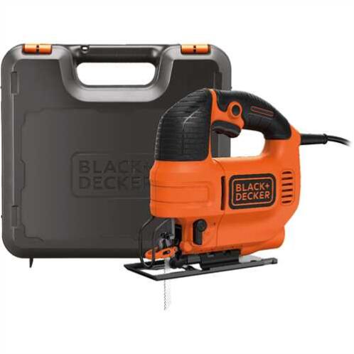 Black & Decker 520W σέγα, μεταβλητή ταχύτητα, εκκρεμή κίνηση, κασετίνα KS701PEK-QS