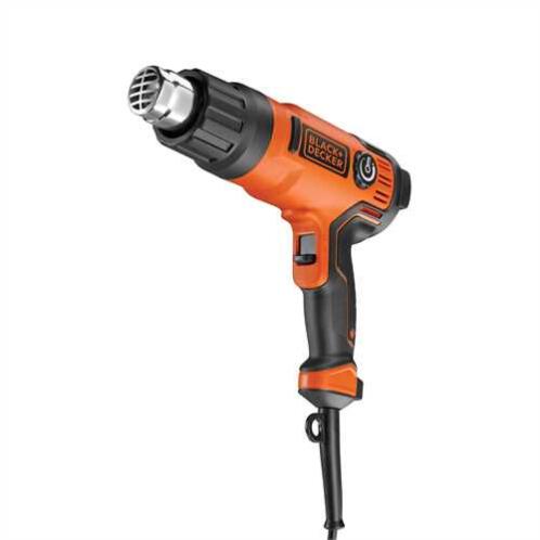 Black & Decker 2000W πιστόλι θερμού αέρα + 8 εξαρτήματα, κασετίνα KX2200K-QS