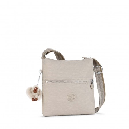 Kipling Τσάντακι Ώμου Λεπτο - Pastel Beige Zamor