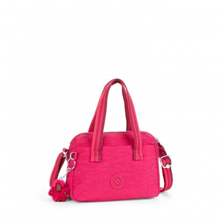 Kipling Τσάντα Ώμου Με Ιμάντα Cherry Pink Mix Leike