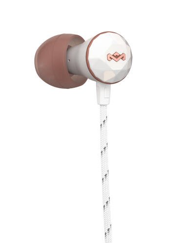 Marley Ακουστικά Ψείρες με Μικρόφωνο in-Ear The House Of Marley Nesta Mic EM-FE033-RS Gold