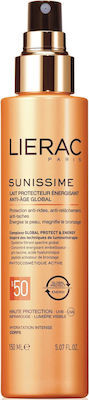 Lierac Sunissime Lait Protecteur Energisant Αντηλιακή Λοσιόν για το Σώμα SPF50 σε Spray 150ml