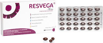 Thea Pharma Resvega Συμπλήρωμα Διατροφής για τη Διατήρηση της Φυσιολογικής Όρασης 60 Καψάκια