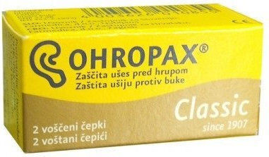 Ohropax Classic Ωτοασπίδες Κεριού 2 Τεμάχια