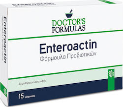 Doctor's Formulas Enteroactin Προβιοτικά 400mg 15 κάψουλες