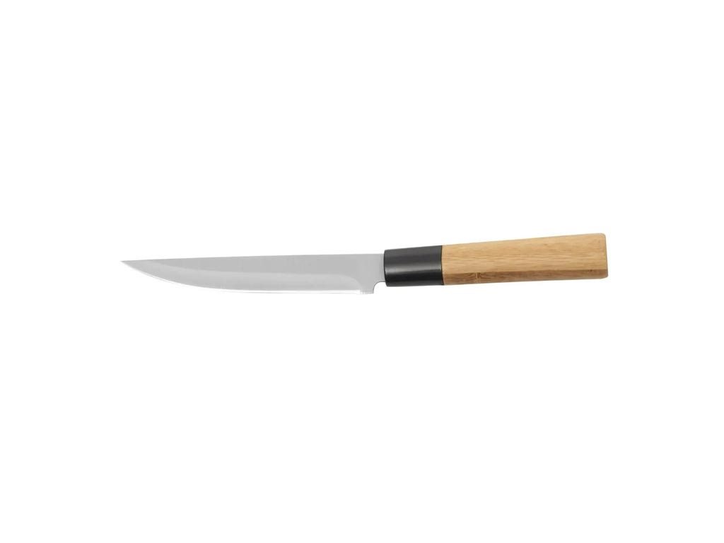 Μαχαίρι γενικής χρήσης από ανοξείδωτο ατσάλι και ξύλινη λαβή Bamboo, 25x3.5x1.7 cm, Utility Knife