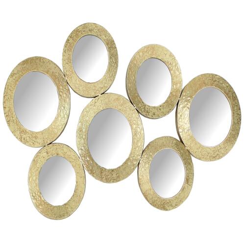 ArteLibre Καθρέπτης Μέταλλο 90.5x5.5x55.5cm Χρυσό