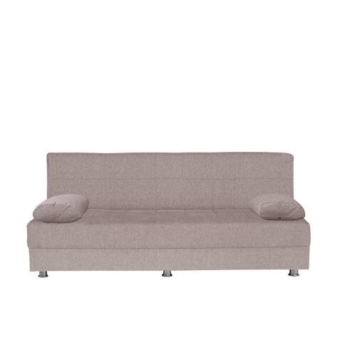 ArteLibre Καναπές Κρεβάτι Τριθέσιος Laura 190x75x80cm Σάπιο Μήλο