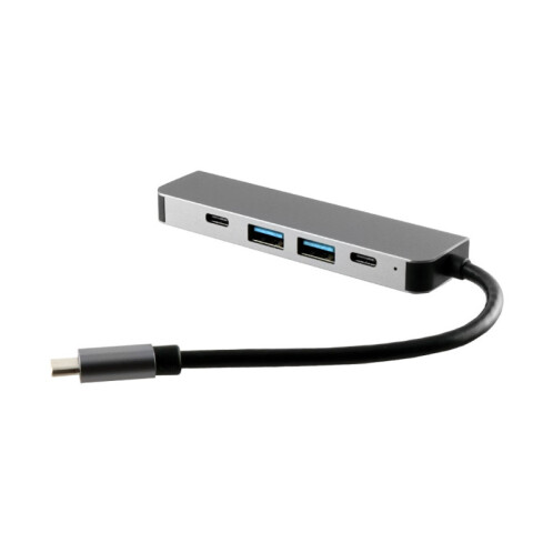 NSP N16 USB-C Hub 5 σε 1 (8340239) Type-C σε HDMI 4K με 2θύρες USB 3.0+2.0, PD 3.0 και Type-C 3.0