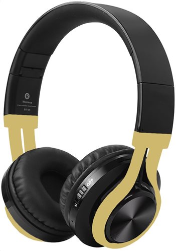 Crystal Audio Ακουστικά Στέκα Bluetooth BT-01-KG Black Gold