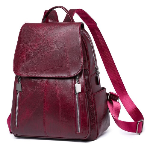ROXXANI γυναικεία τσάντα πλάτης LBAG-0019 κόκκινη