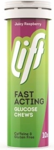 Gluco Lift Fast Acting Γεύση Βατόμουρο για Υπογλυκαιμικά Επεισόδια 10 ταμπλέτες
