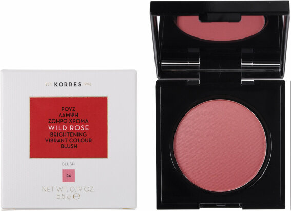 Korres Wild Rose Brightening Vibrant Colour Ρουζ Απόχρωση 24 5,5gr