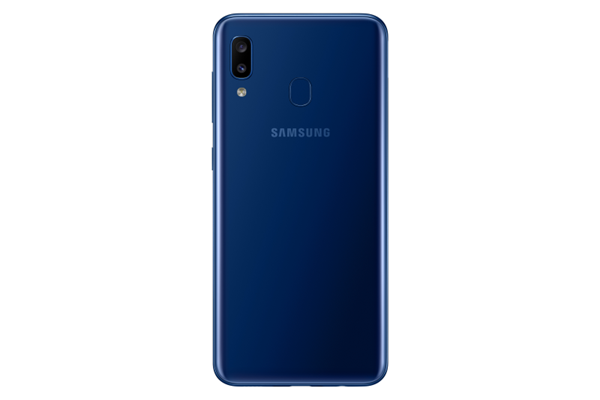 samsung a20e blue